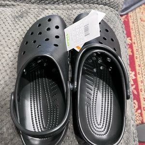NWT Black classic crocs, men’s size 10 or women’s size 12